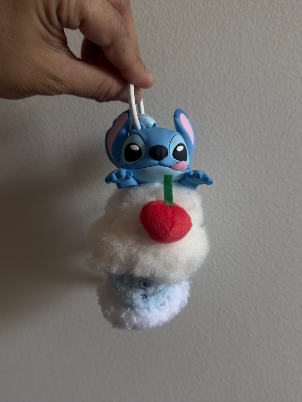 MINISO - Disney Stitch Dessert - Blind Box Plush Bag Charm - Blue Milkshake NWOT